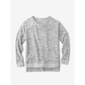 Tasc Womens small riverwalk Sweatshirt Camo‎ Organic Cotton Activewear